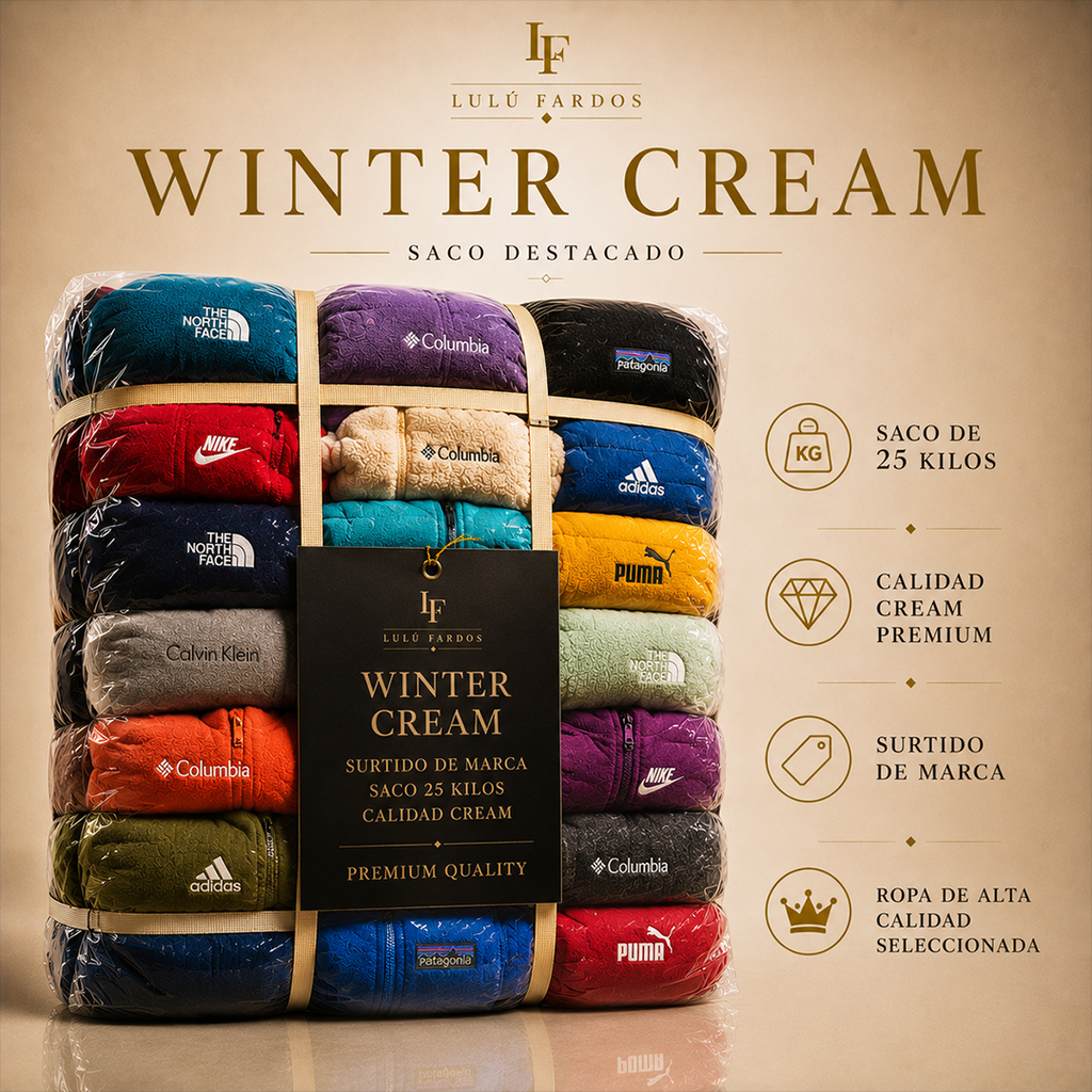 Saco Winter Cream Premium (25 Kilos) - Calidad Diamante